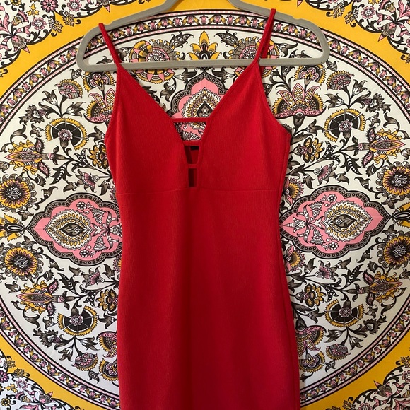 Forever 21 Dresses & Skirts - FOREVER 21 Tight, ribbed red Dress